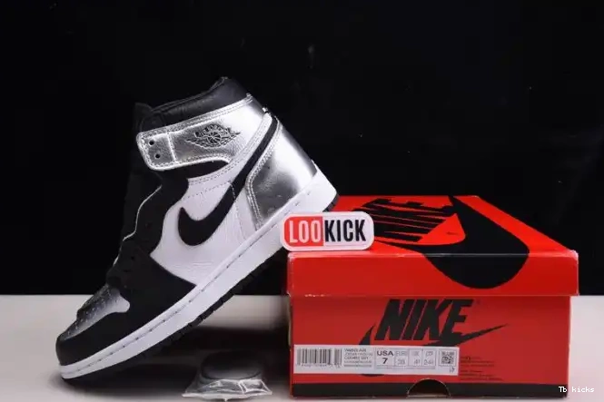 Cheap TBK CD0461-001 TOE SILVER WMNS HIGH JORDAN OG 1 AIR 0427
